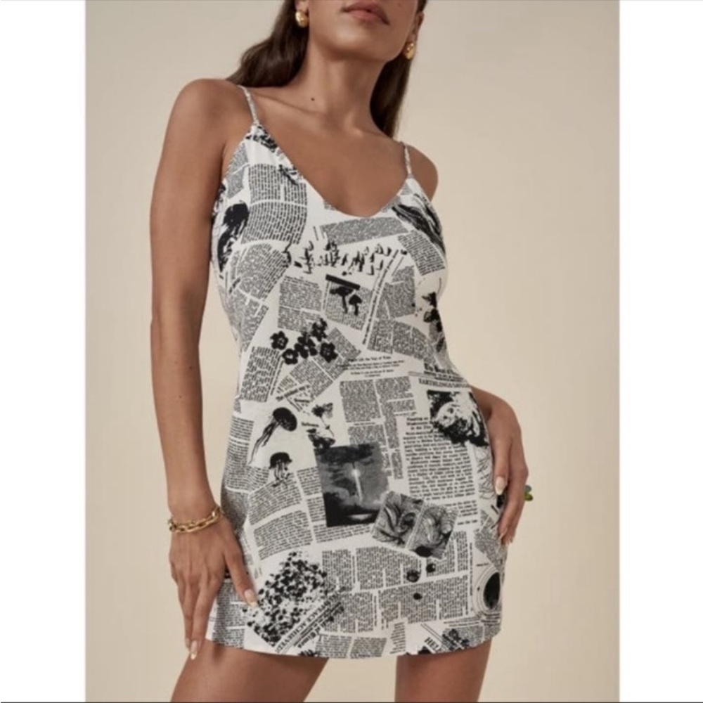 Reformation Ventura slip dress (new)